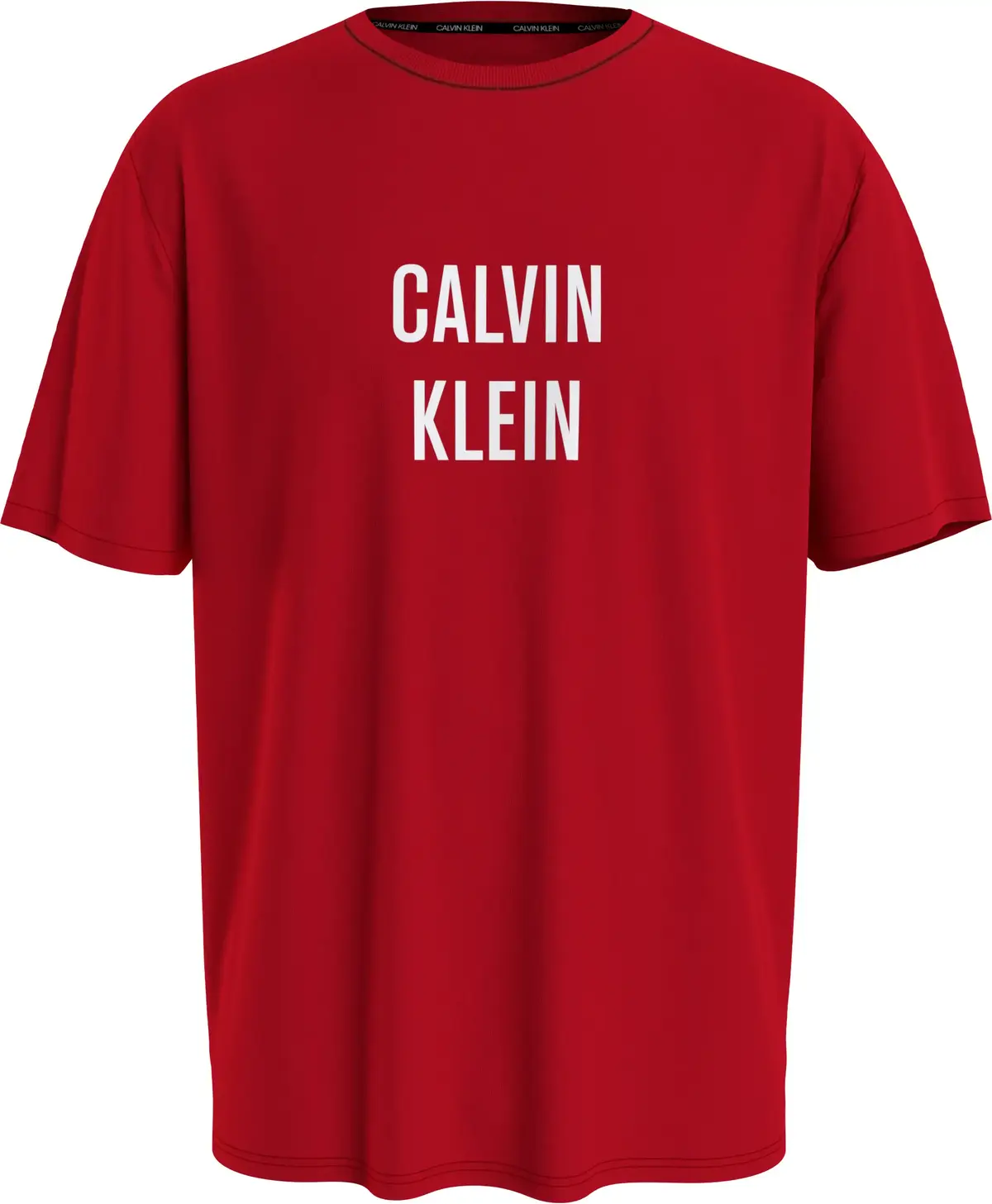 Calvin Klein RELAXED CREW TEE Erkek Kırmızı T-Shirt