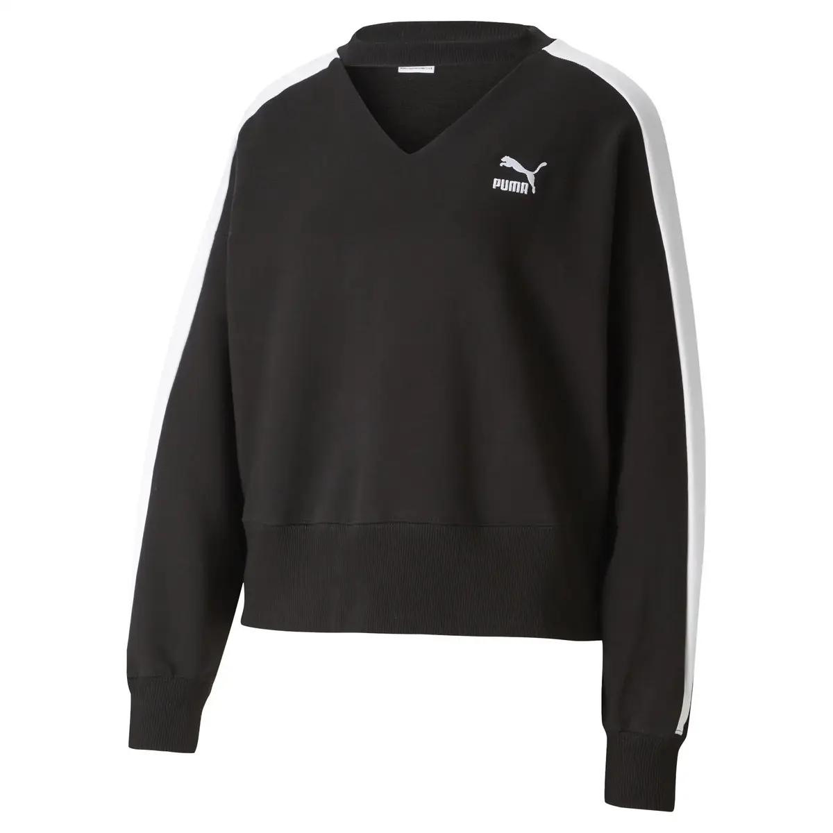 Puma T7 Crew Siyah Kadın Sweatshirt
