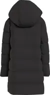 Calvin Klein LONG QUILTED PUFFER Kadın Siyah Şişme Mont