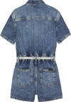 Calvin Klein DENIM TAPE PLAYSUIT Kadın Mavi Tulum