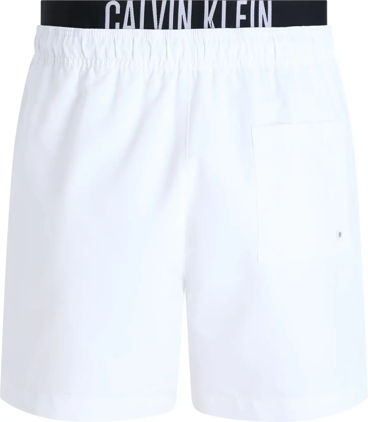 Calvin Klein MEDIUM DOUBLE WB, YCD Beyaz Erkek Mayo