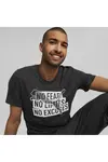 Puma Performance Slogan Cat Tee Siyah Erkek Koşu Ve Performans T-Shirt