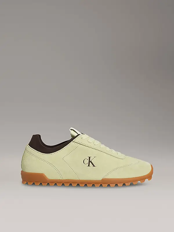 Calvin Klein LOW PROFILE RUNNER MG SUE Bej Kadın Günlük Spor Ayakkabı