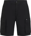 Calvin Klein WASHED CARGO SHORT, BEH Siyah Erkek Şort
