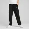 PUMA ESS No. 1 Logo Cargo Pants Siyah Kadın Eşofman Altı