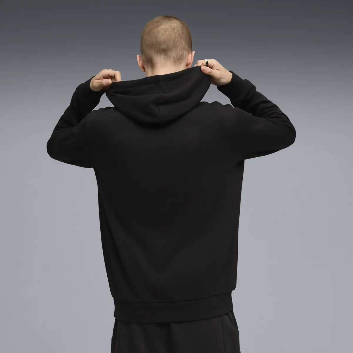 Puma BMW MMS Ess Hoodie Ft Siyah Erkek Sweatshirt