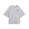 PUMA GRAPHICS Tee Gri Kadın T-Shirt & Polo