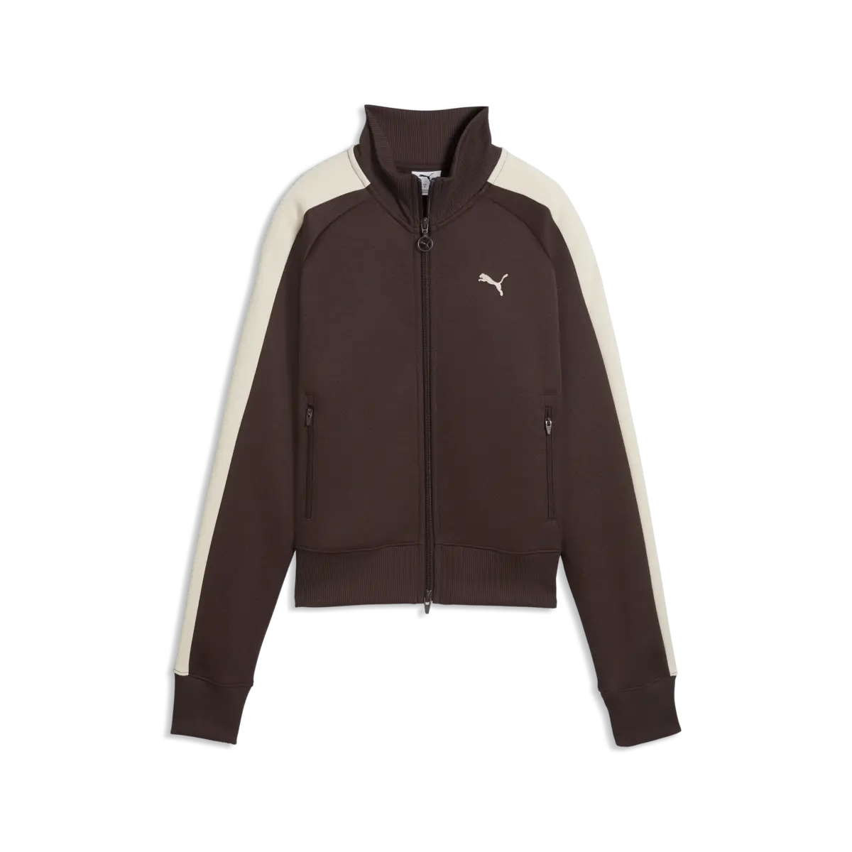 Puma T7 Jacket Kahverengi Kadın Fermuarlı Üst