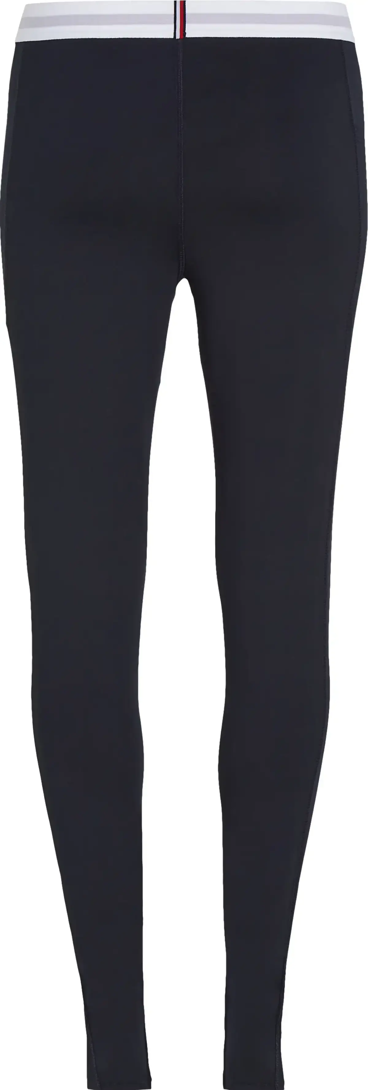 Tommy Hilfiger ESSENTIALS RW TAPE L Kadın Siyah Tayt