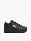 Tommy Hilfiger TJW FLATFORM ESS, BDS Siyah Kadın Spor Ayakkabı & Sneaker