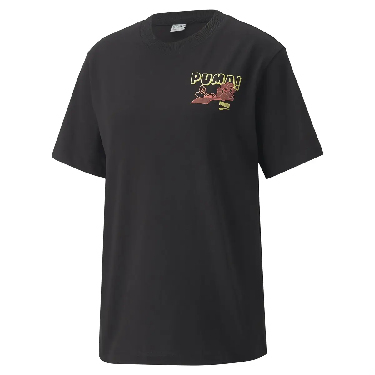 Puma Downtown Relaxed Graphic Tee Siyah Kadın T-Shirt