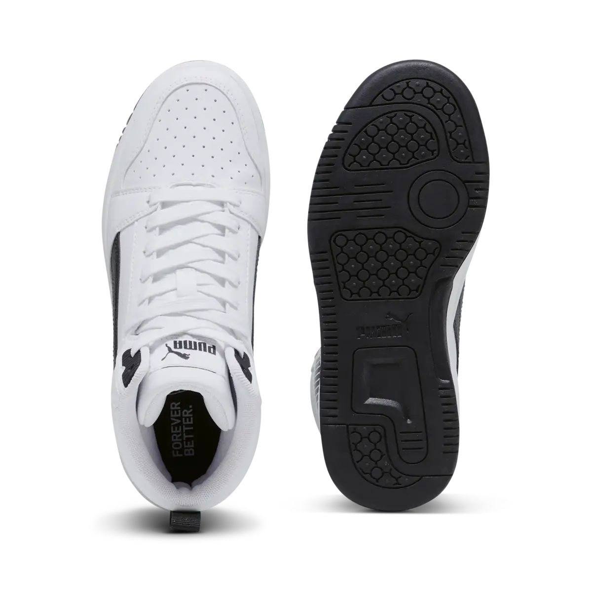 Puma Rebound V6 Mid Jr Beyaz Unisex Spor Ayakkabı