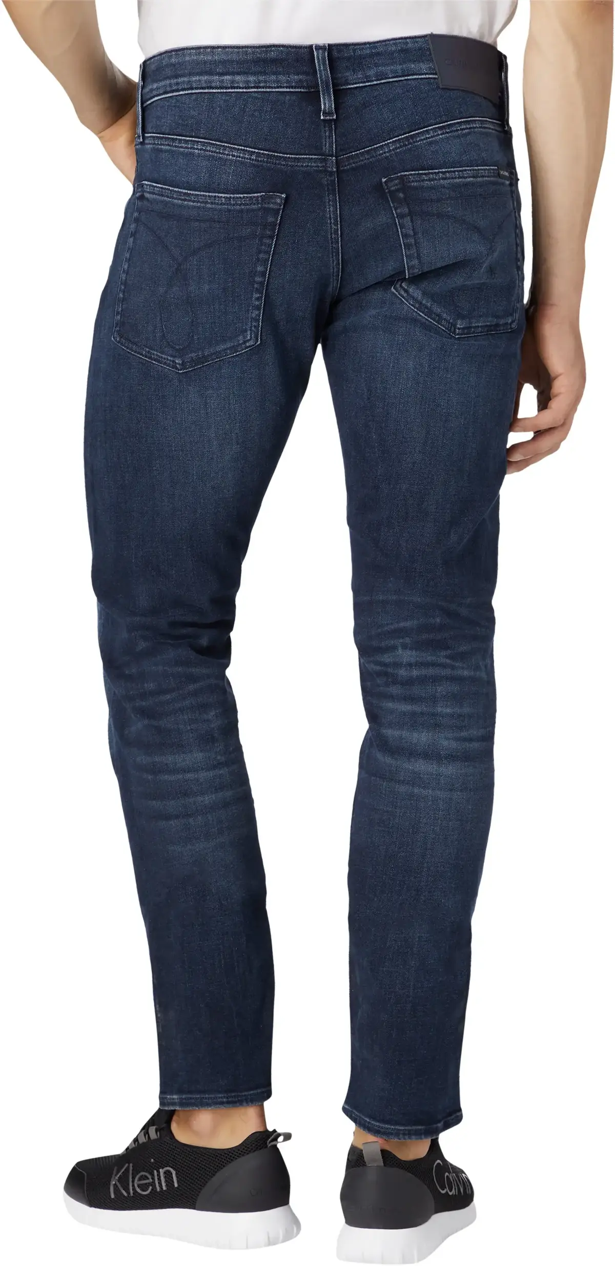 Calvin Klein SLIM Erkek mavi Kot Pantolon