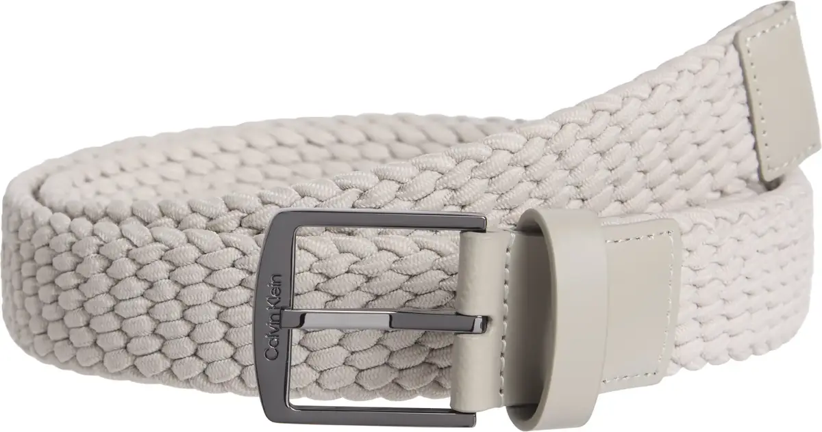 Calvin Klein CK CASUAL ELASTIC BR, PBQ Krem Erkek Kemer