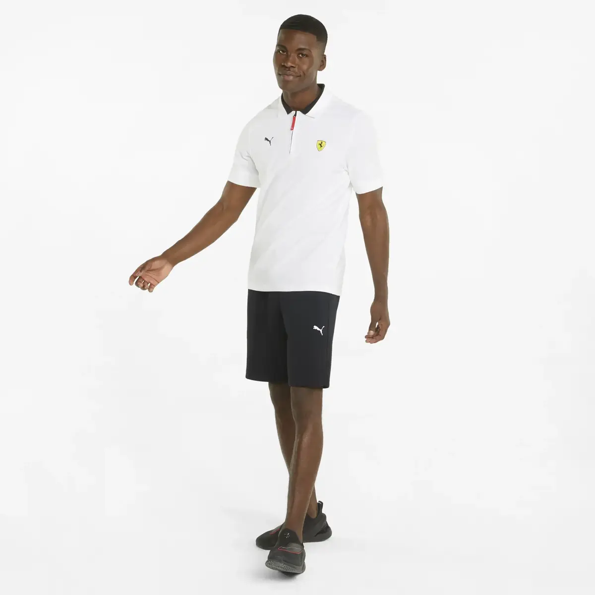 Puma Ferrari Race Sweat Shorts Puma Black Siyah Erkek Şort