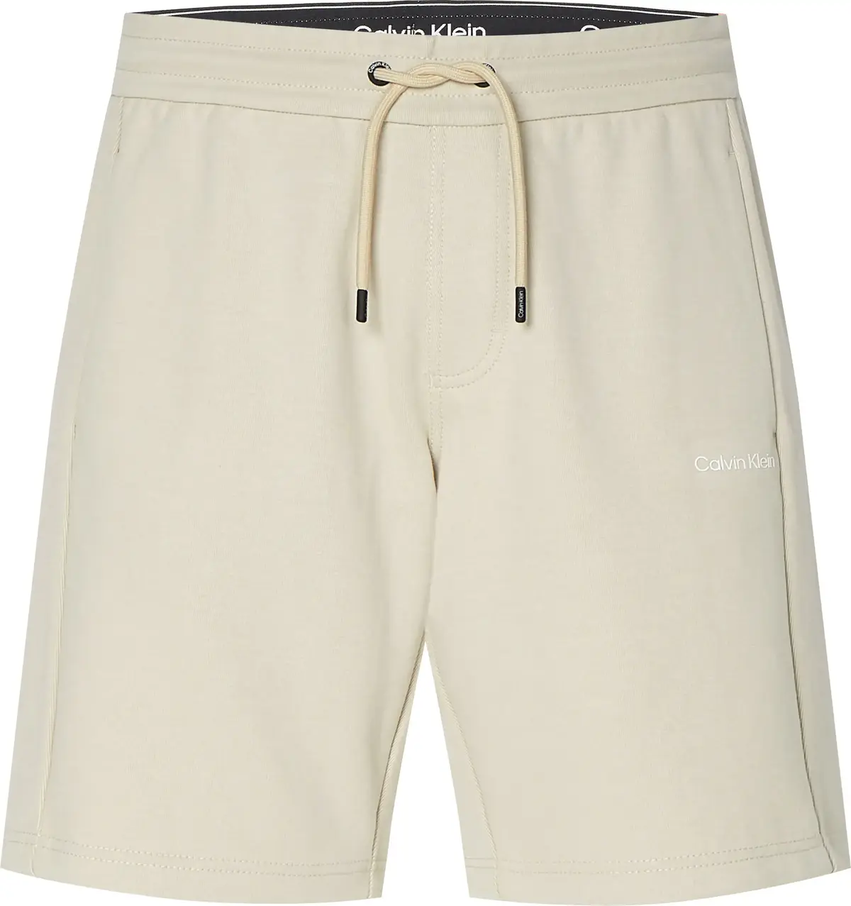 Calvin Klein INTERLOCK MICRO LOGO Erkek Krem Şort