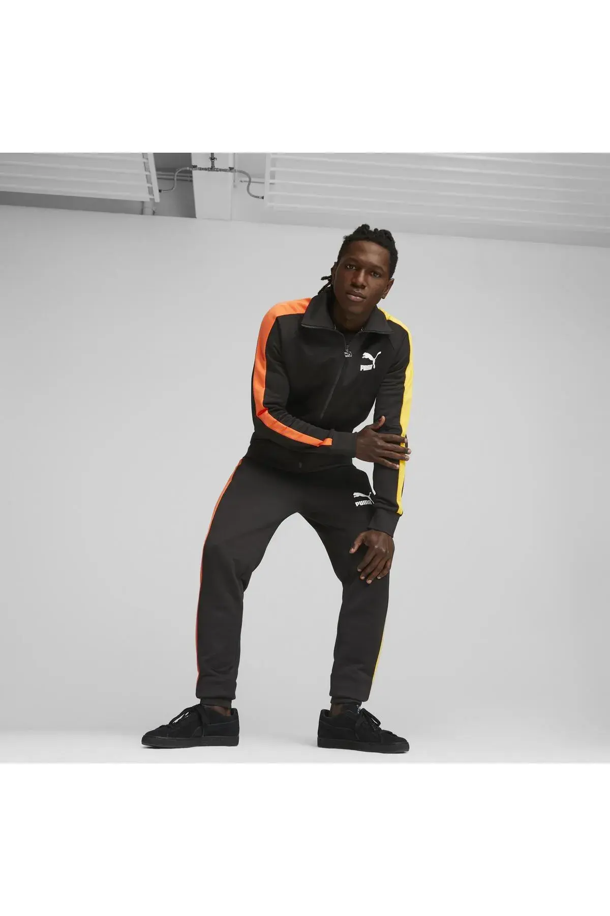 Puma T7 ICONIC Track Jacket (s) PT Siyah Erkek Fermuarlı Ceket