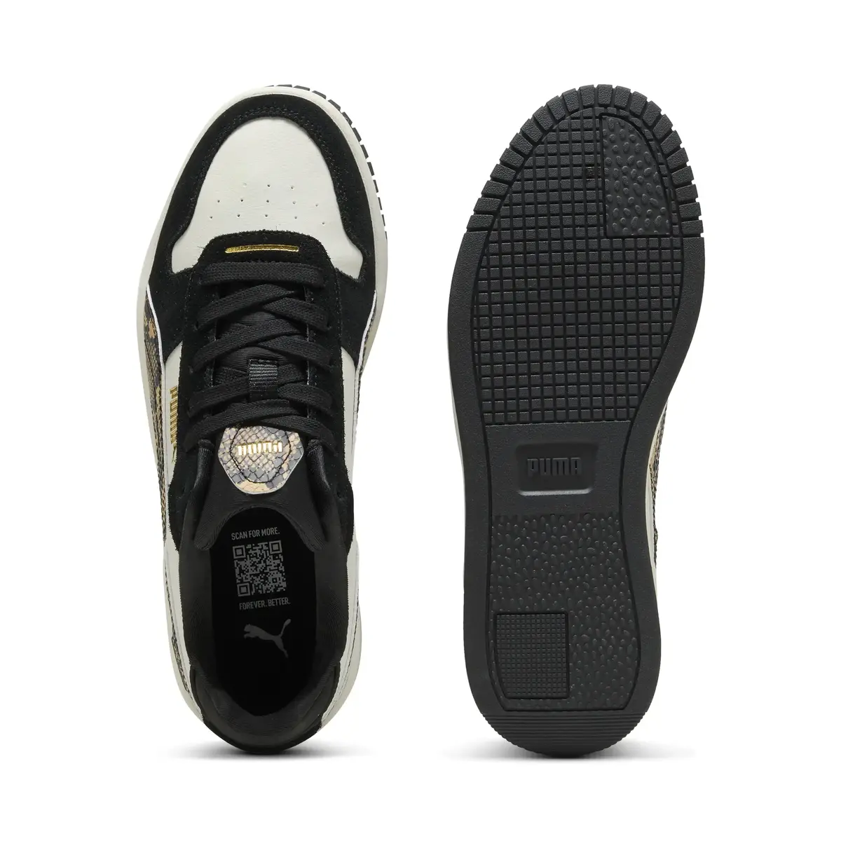 PUMA Carina Street Snake Chic Gri Kadın Günlük Spor Ayakkabı