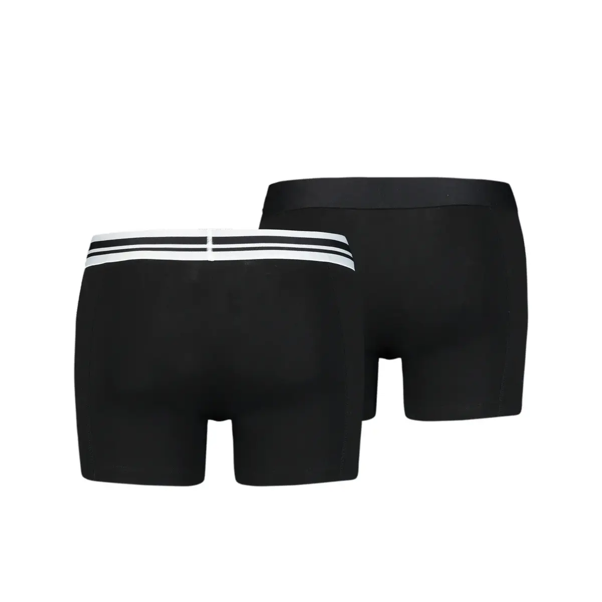 Puma PUMA PLACED LOGO BOXER 2P black Siyah Erkek 2'li Boxer