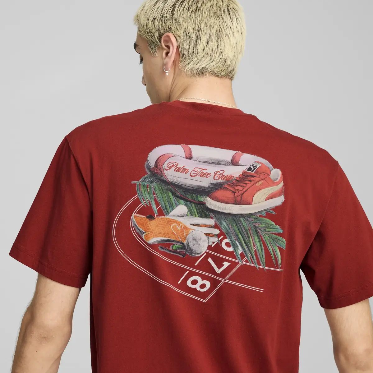 Puma X PTC Graphic Tee Kırmızı Erkek T-Shirt