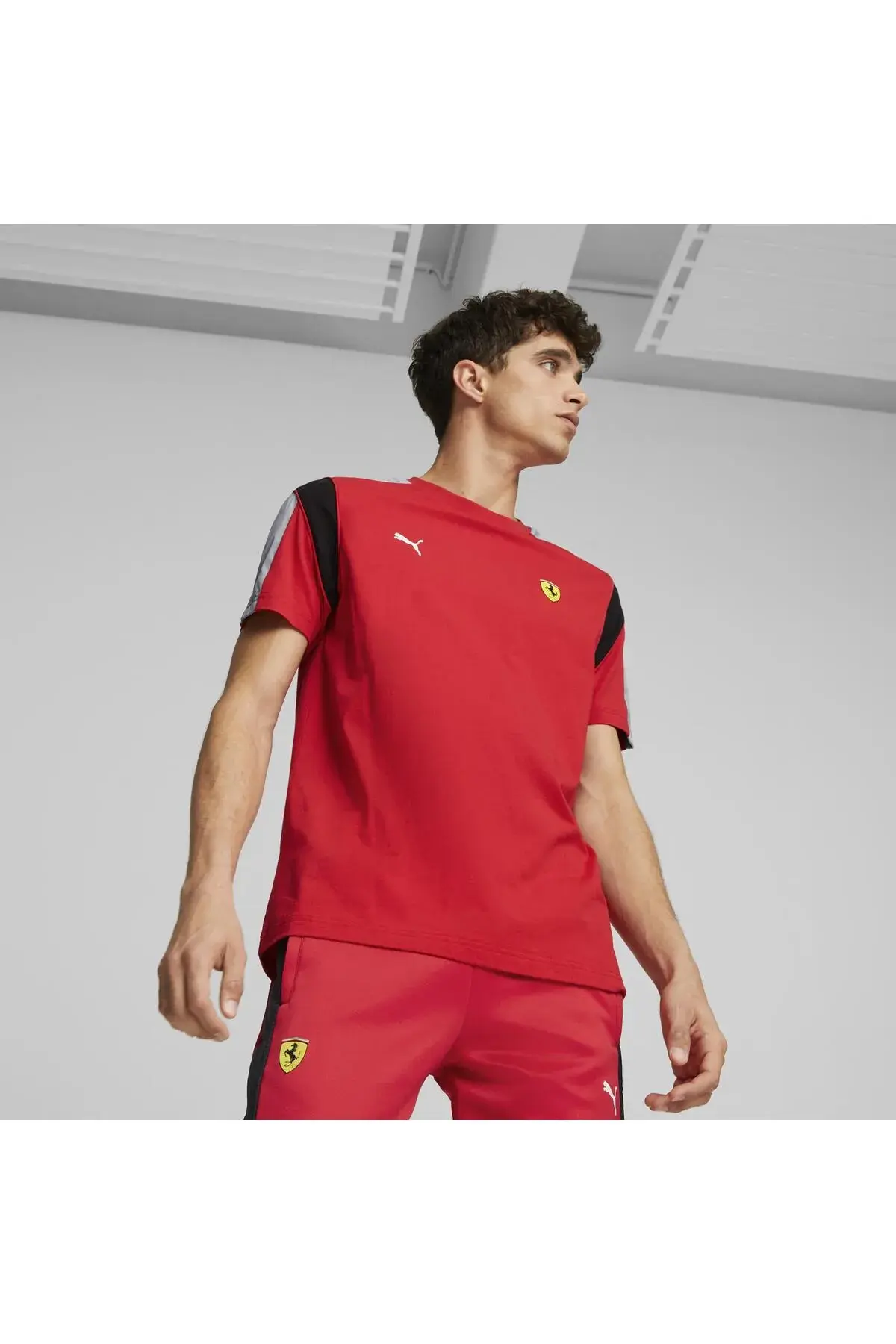 Puma Ferrari Race MT7 Tee Kırmızı Erkek T-Shirt