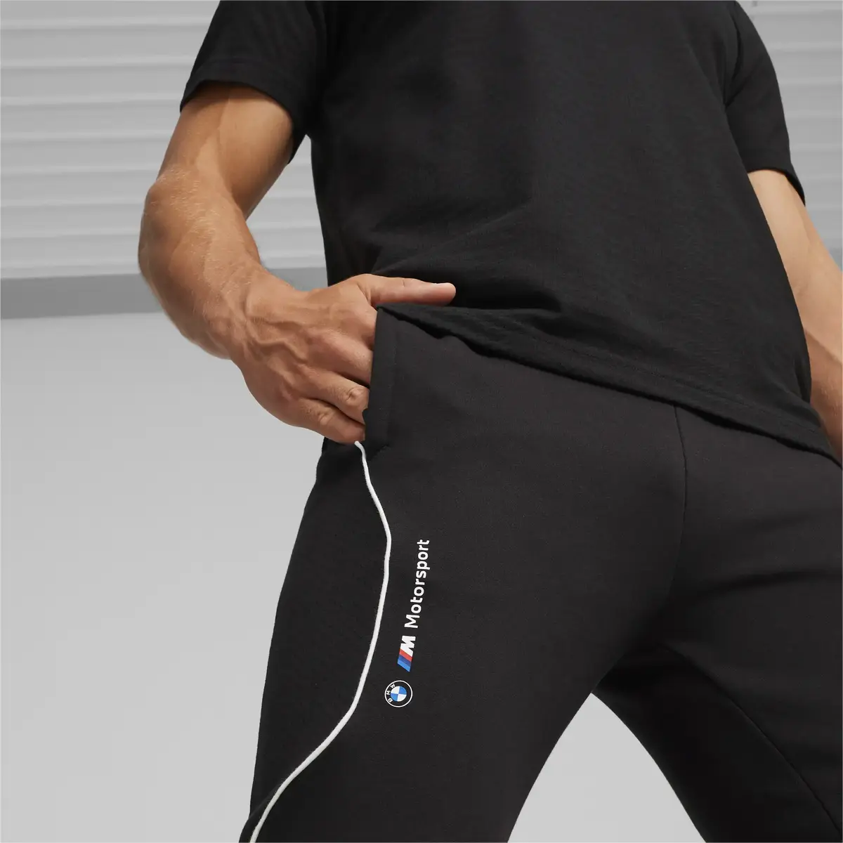 Puma BMW MMS Sweat Pants, slim/oc Siyah Erkek Eşofman Altı