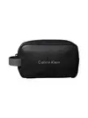 Calvin Klein BOLD DOPP KIT Kabartmalı Siyah Erkek Makyaj Çantası