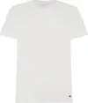Tommy Hilfiger STRETCH CN TEE SS 3P Erkek Beyaz T-Shirt