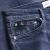 Calvin Klein SKINNY Erkek mavi Kot Pantolon