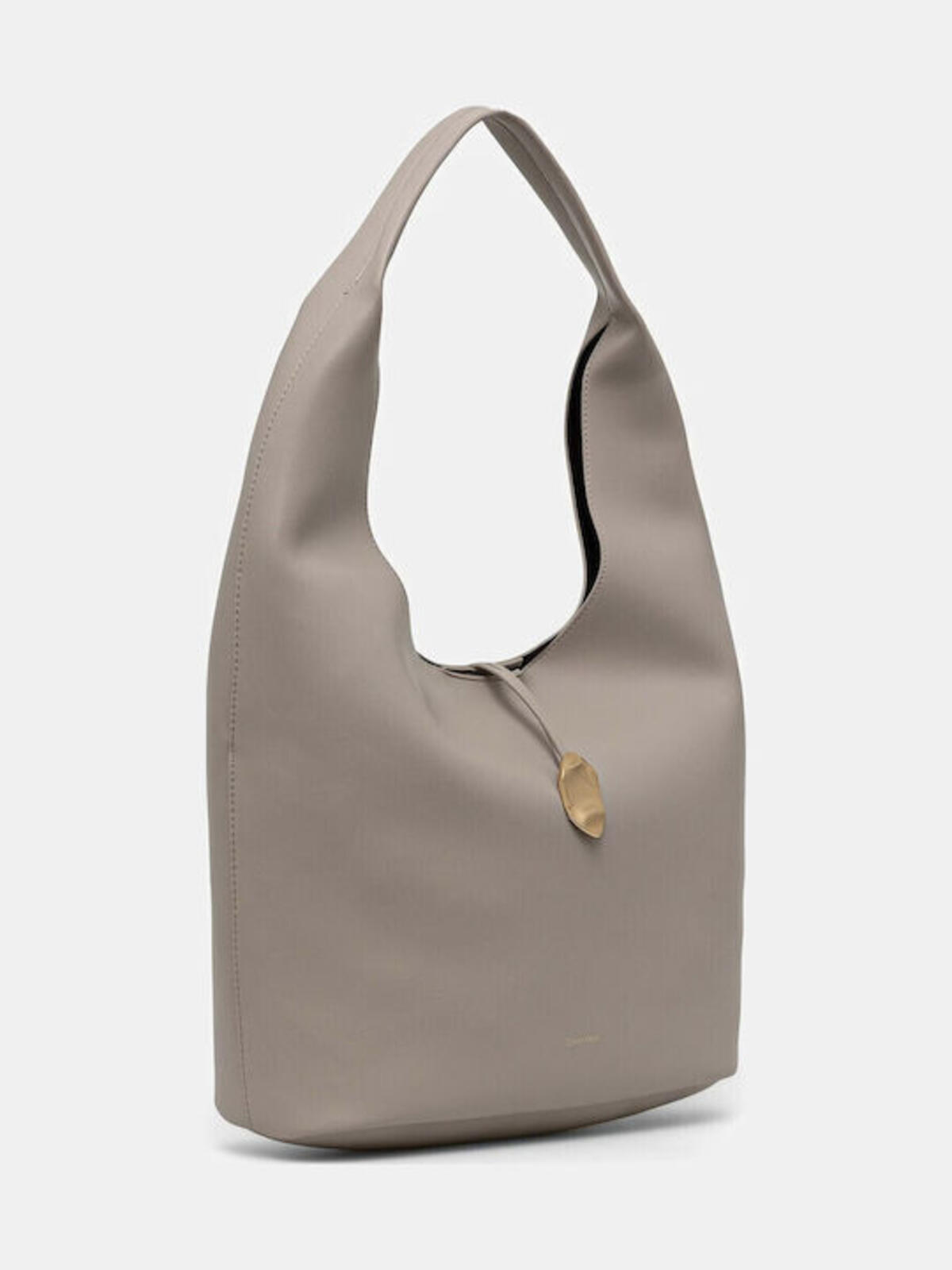 Calvin Klein STONE LOCK SLOUCHY Bej Kadın Omuz Çantası