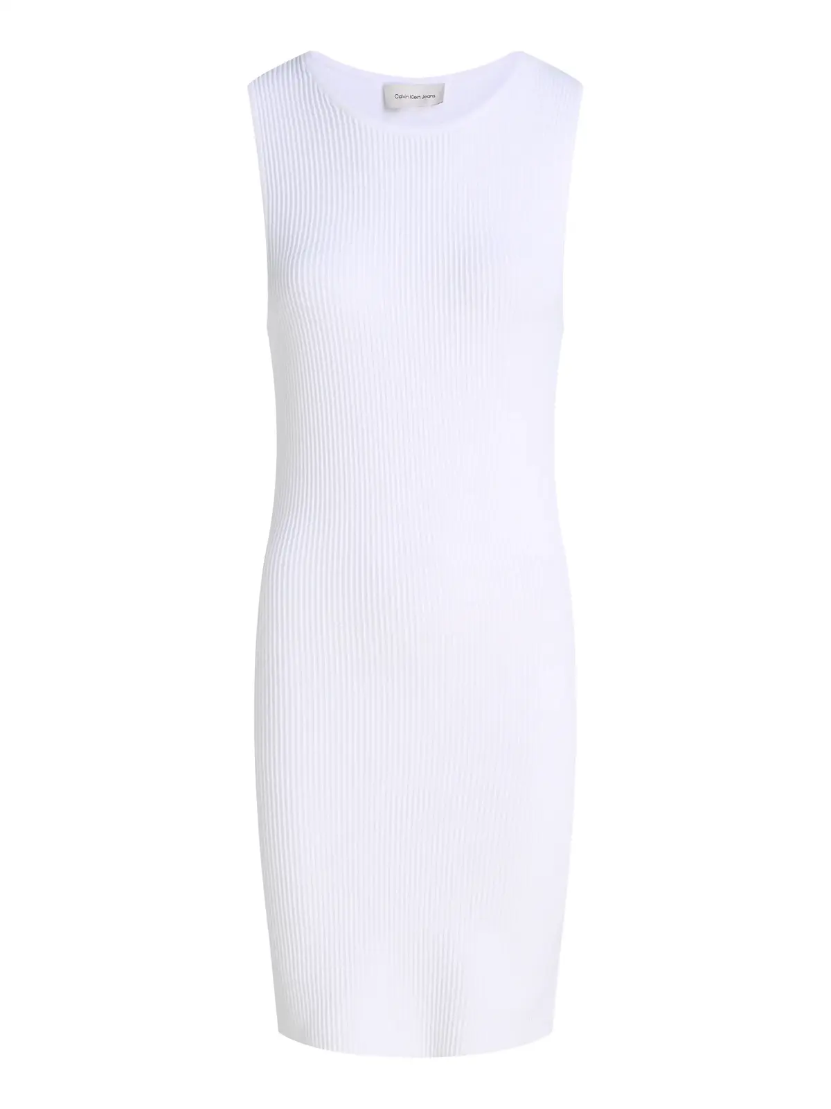Calvin Klein SCULPT MINI DRESS, YAA Beyaz Kadın Elbise-Etek