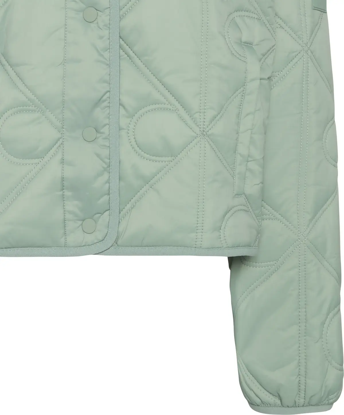 Calvin Klein LIGHTWEIGHT AOP QUILTED LINER Kadın Yeşil Mont