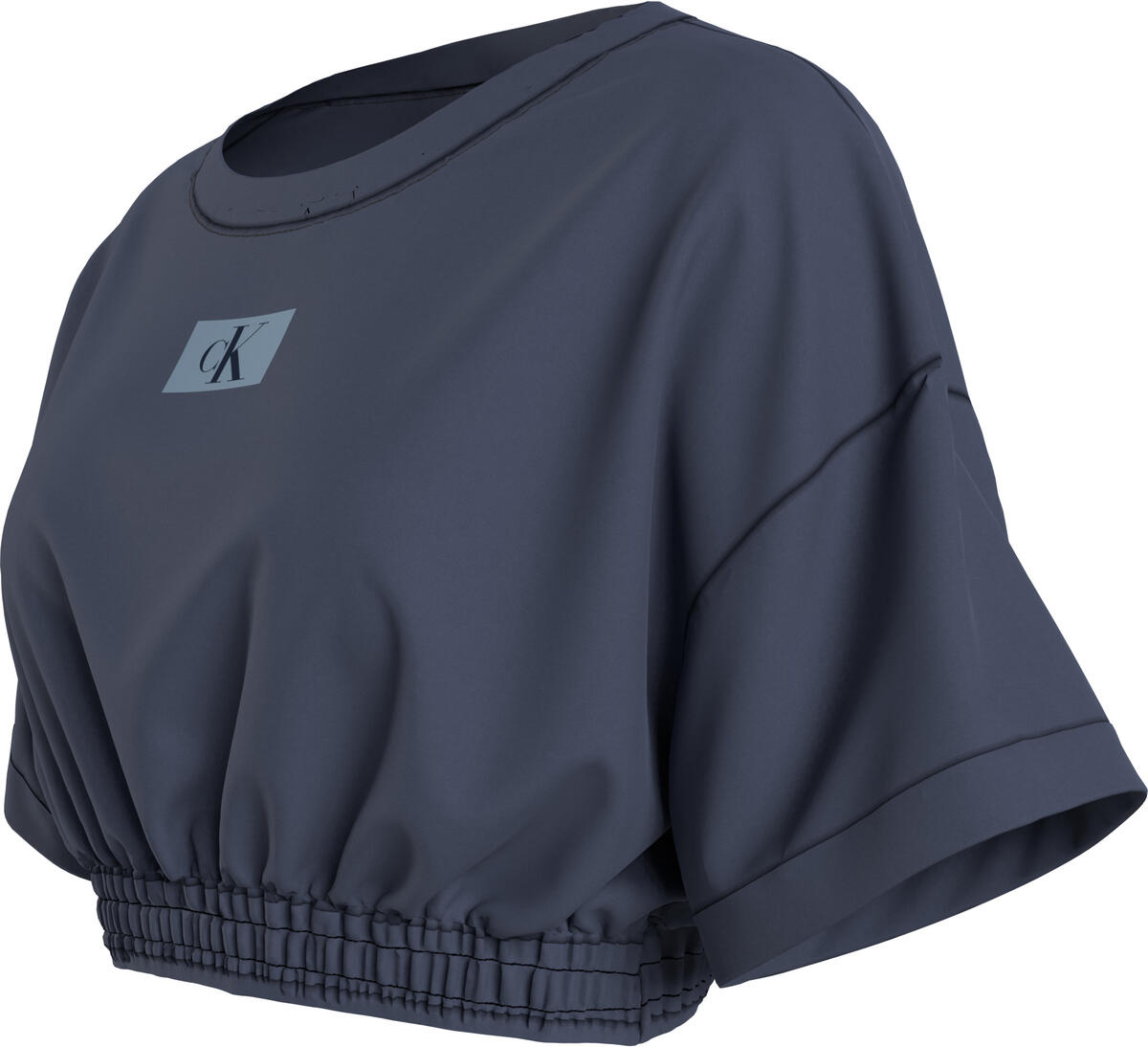 Calvin Klein CROP TOP Kadın Mavi Crop Top