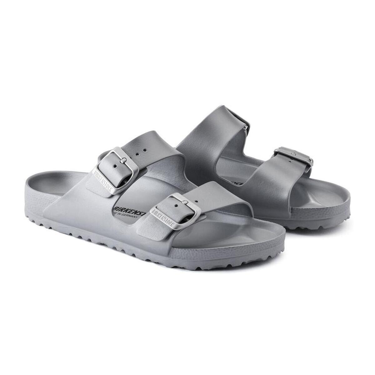 Birkenstock ARIZONA EVA METALLIC Gri Kadın Çift Bantlı Terlik