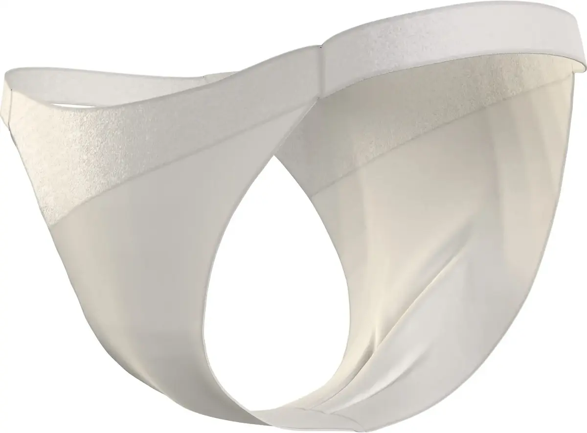 Calvin Klein HIGH RISE CHEEKY BIK Kadın Beyaz Bikini Altı