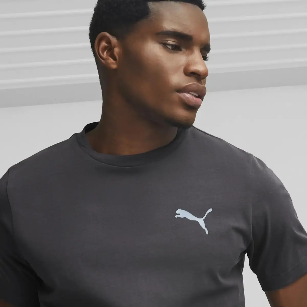 Puma ESS BETTER Tee Flat Dark Gray Gri Erkek T-Shirt