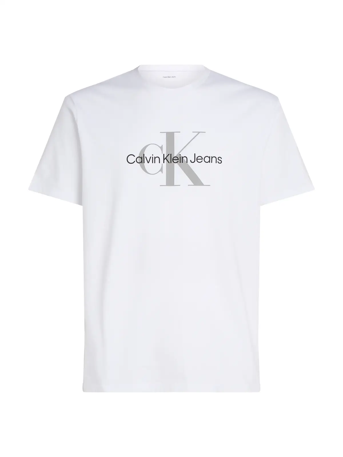 Calvin Klein SS HERO MONOLOGO TEE, YAA Beyaz Erkek T-Shirt & Polo