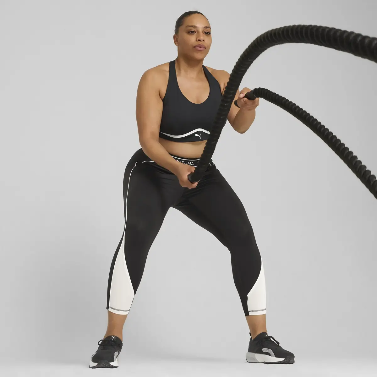 Puma 4KEEPS CLOUDSPUN BRA Siyah Kadın Spor Sütyeni