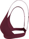 Calvin Klein TRIANGLE Kadın Bordo Bikini Üstü