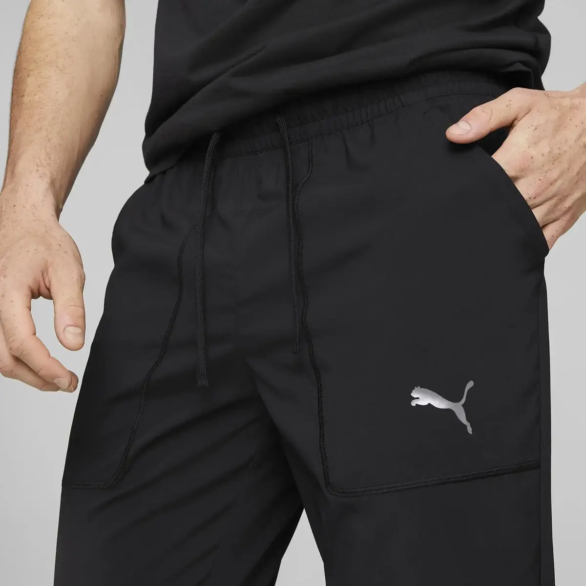 Puma Traın Fıt Woven Jogger Siyah Erkek Spor / Performans Eşofman Altı