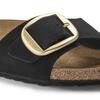 Birkenstock Madrid Big Buckle NL Siyah Kadın Terlik