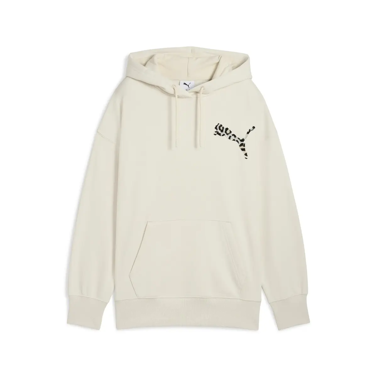 Puma LEO LUXE Oversized Hoodie TR Krem Kadın Hoodie