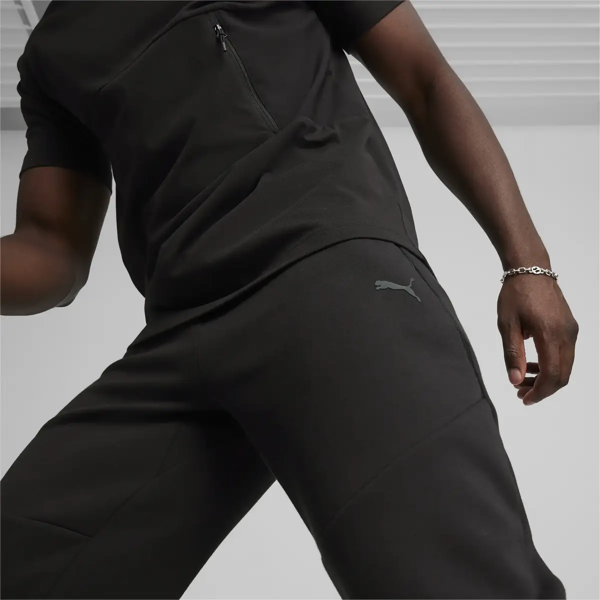 PUMATECH Track Pant DK Siyah Erkek Eşofman Altı