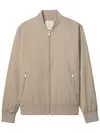 Calvin Klein LS MATTE BOMBER JACK Bej Erkek Fermuarlı Ceket
