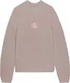 Calvin Klein DUO COLOUR MONOGRAM Kadın Pembe Kazak