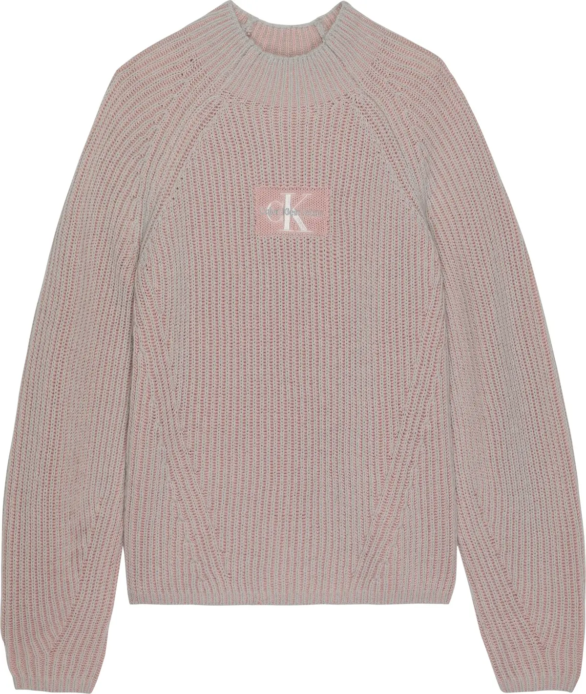 Calvin Klein DUO COLOUR MONOGRAM Kadın Pembe Kazak