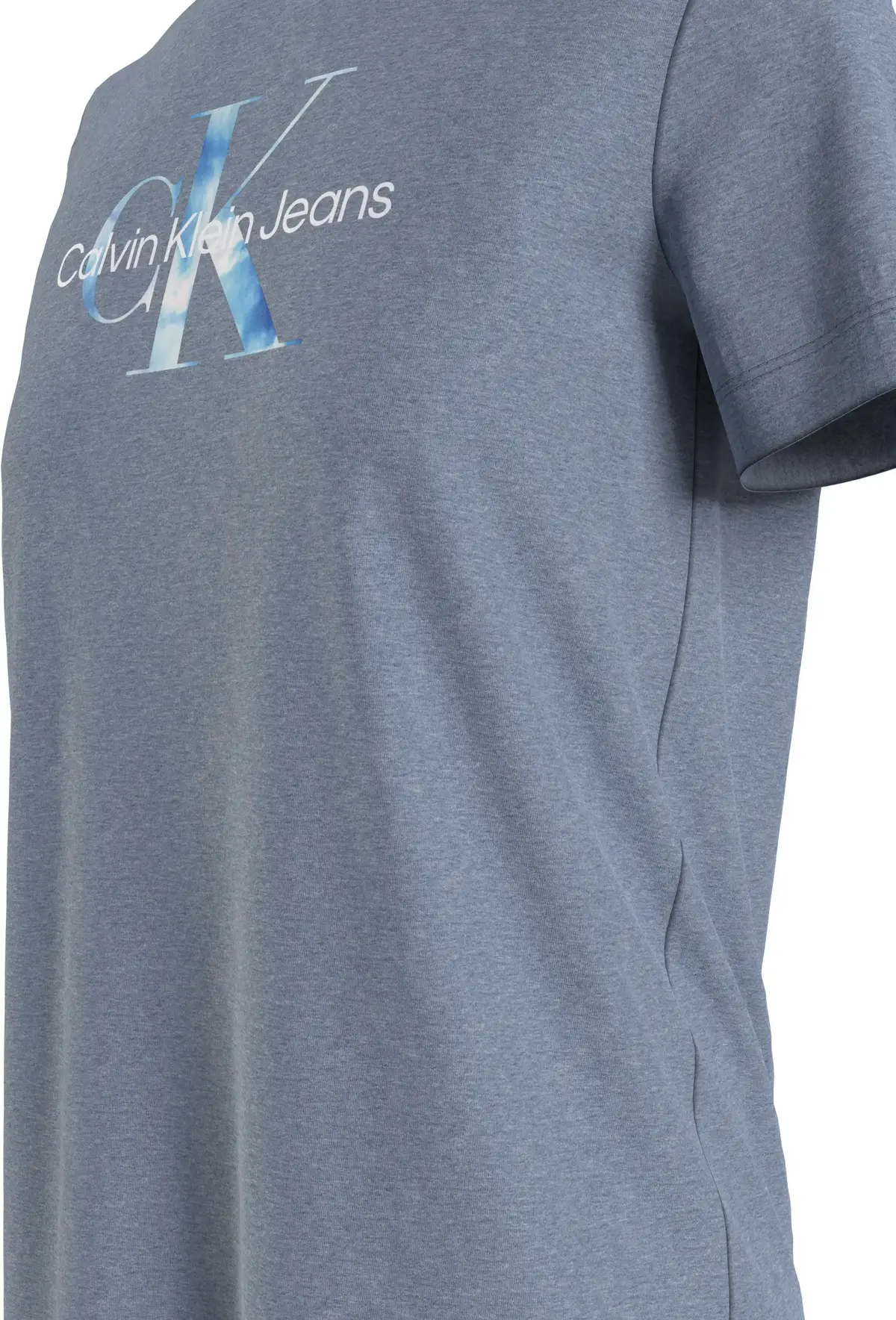 Calvin Klein AQUA MONOGRAM T-SHIR Kadın Gri Elbise