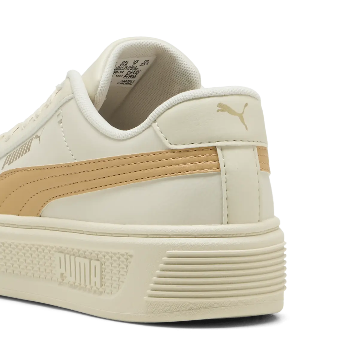 Puma Smash Platform v3 Bej Kadın Spor Ayakkabı
