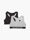 Calvin Klein 2 PACK BRALETTE Kadın Siyah Bralet