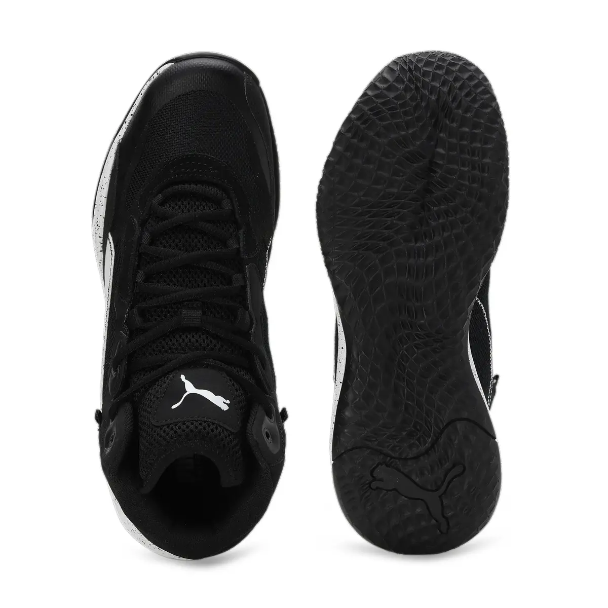 Puma Playmaker Pro Mid Splatter Siyah Günlük Spor Ayakkabı